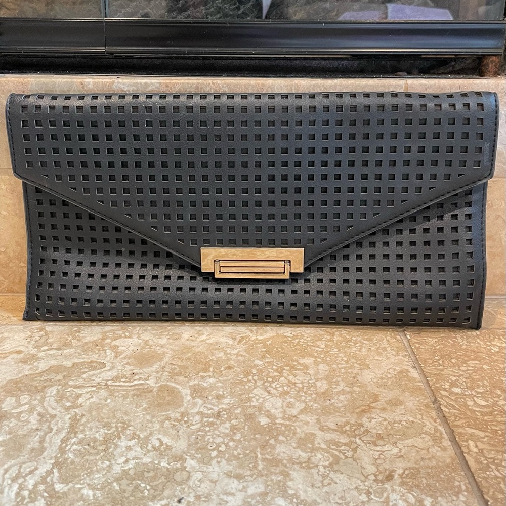 Women’s Luxurious Leather Hand Purse in Black